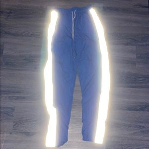 Blue Reflective Joggers